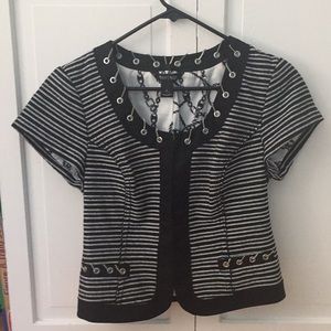 White House striped shirt